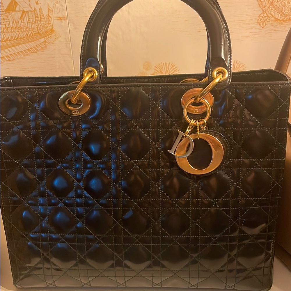Black Quilted Handbag
